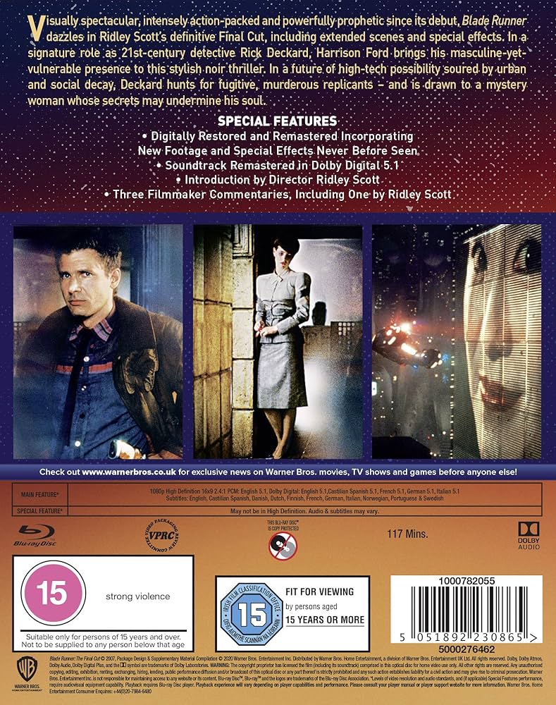 Amazon.co.jp | Blade Runner: The Final Cut [Blu-ray] [1982